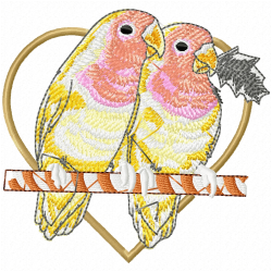 Small Birds Embroidery Design 10